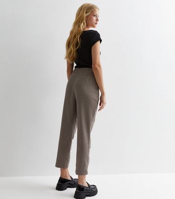 Brown check trousers ⭐ Women's clothing store TM AZURI