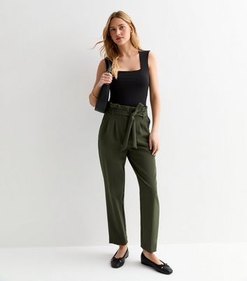 Paperbag trousers clearance sale