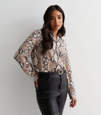 new look snakeskin shirt