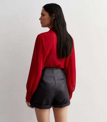 New look red on sale shorts