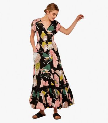 New look floral maxi hot sale dress