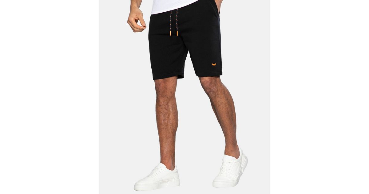 Threadbare Black Fleece Shorts New Look