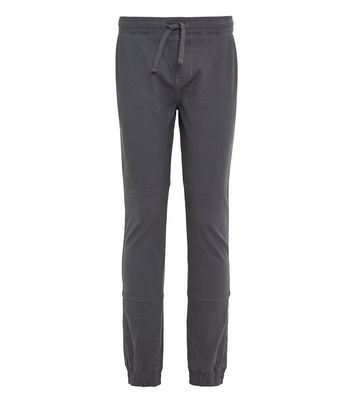 Grey best sale jogger trousers