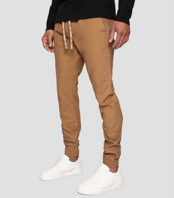 heekpek Mens Trousers Cargo Jogger Casual Cuffed Cargo Trousers  Lightweight Outdoor Breathable Slim Fit Cargo Trousers with Pockets Khaki  Size S  Amazoncouk Fashion