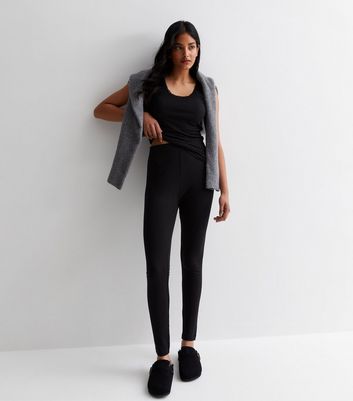 Ladies black thermal leggings clearance