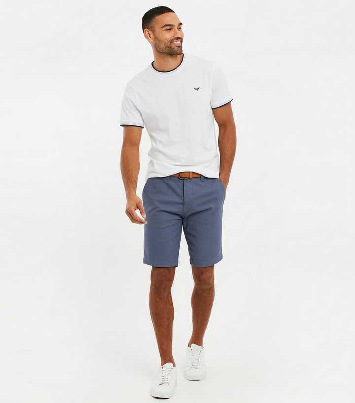 Blue polo grey shorts Clearance