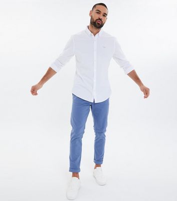 The Medium Weight Chino in Soft Blue – Decent Apparel