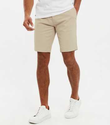 Threadbare Stone Chino Shorts