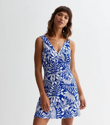 New look leaf outlet print dress