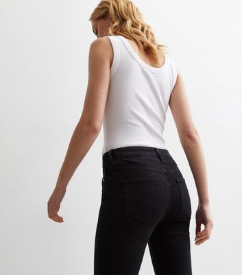 Black Low Rise Skinny Jeans New Look