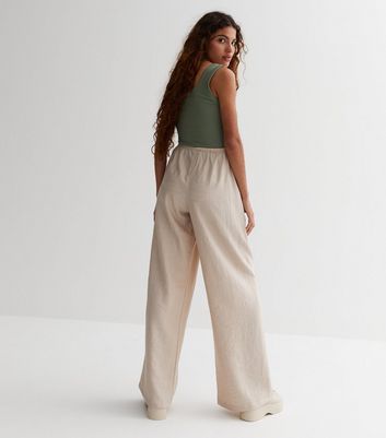 Cropped Crinkle Trousers - Crop trouser - Damart.co.uk