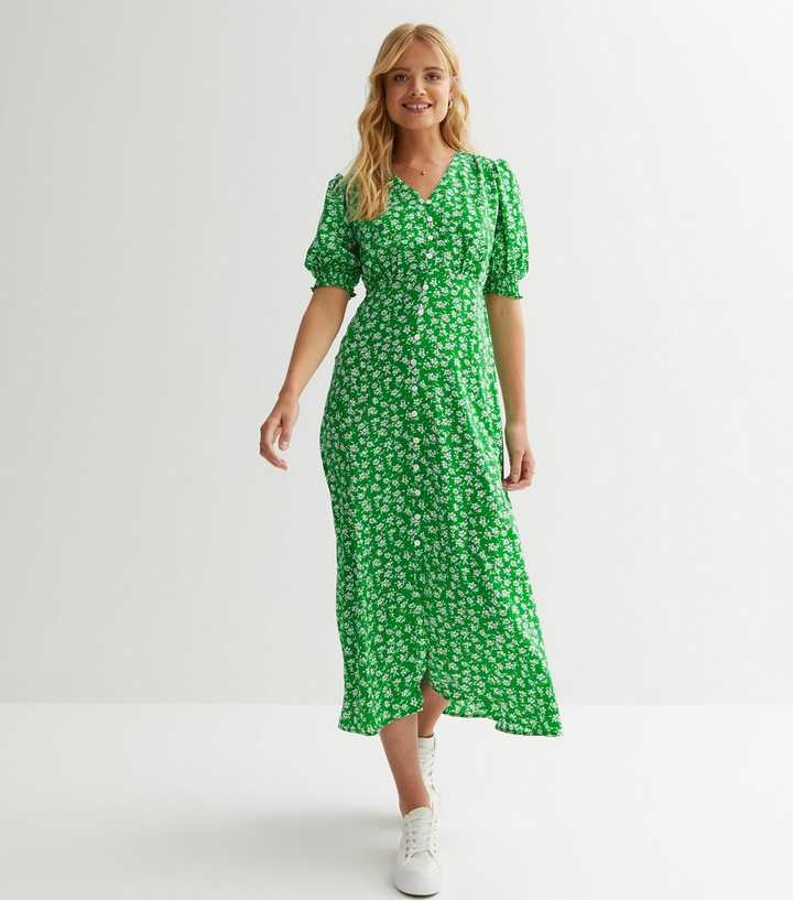 green dress trendy Trendy Dress CC467 – JustB Prom main image 0