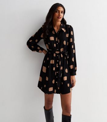 New look black and best sale gold dress