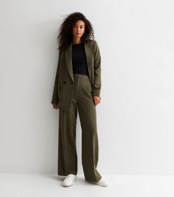 Tall Khaki Oversized Blazer