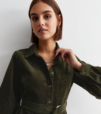 Corduroy shirt dress store womens