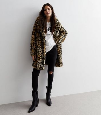 Leopard print jacket new look hotsell