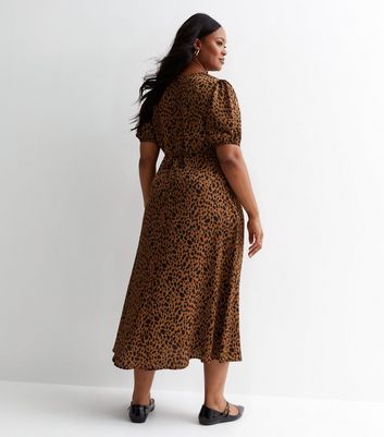 Leopard print dress size 24 sale