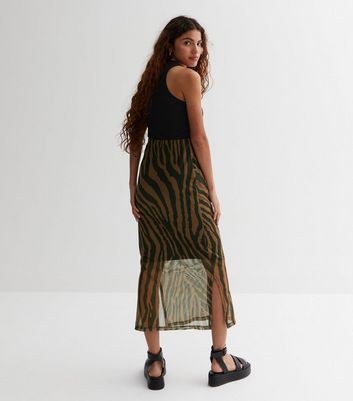 Petite mesh hotsell maxi skirt