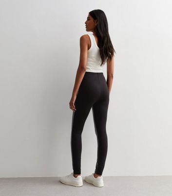 Buy Forever 21 Black Cotton High Rise Sports Leggings for Women Online @  Tata CLiQ