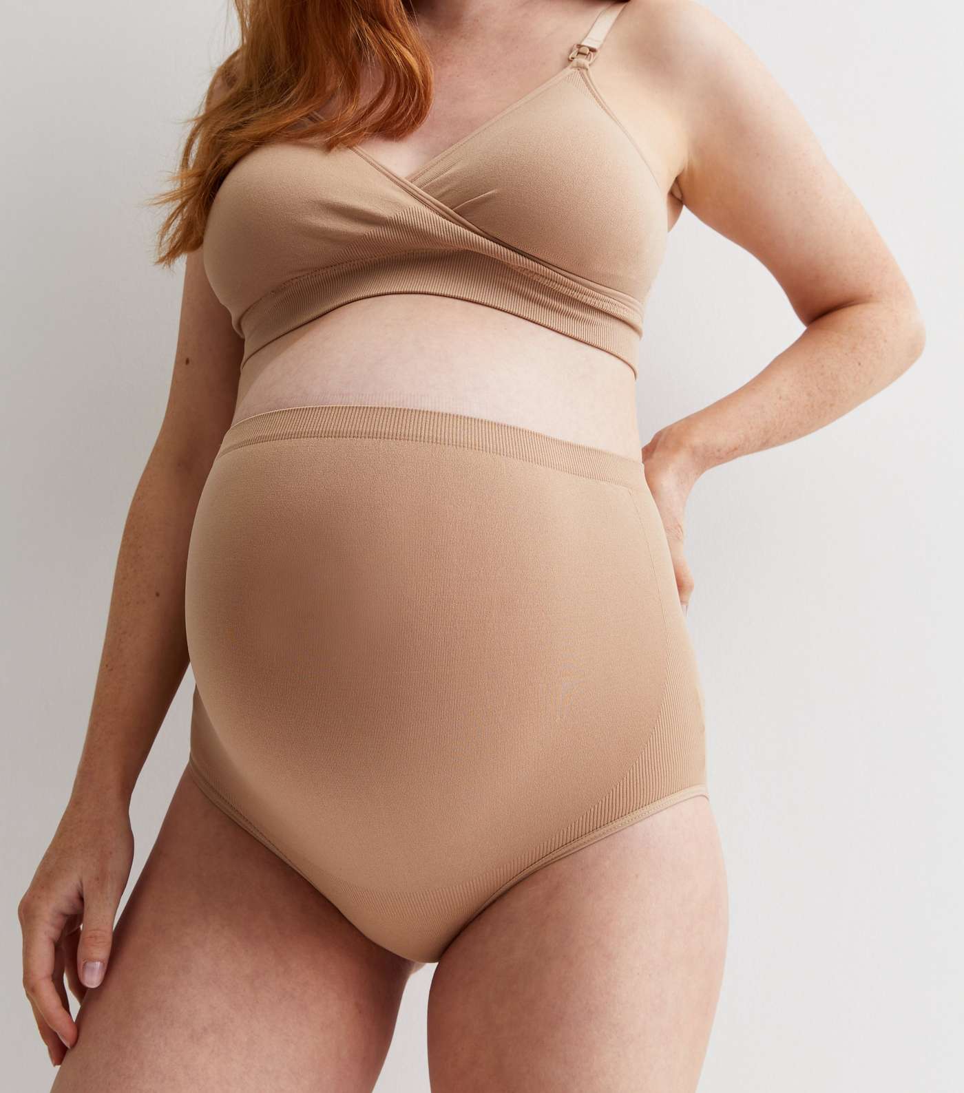 AHC Women's Seamless Maternity Underwear Over Bump Belly