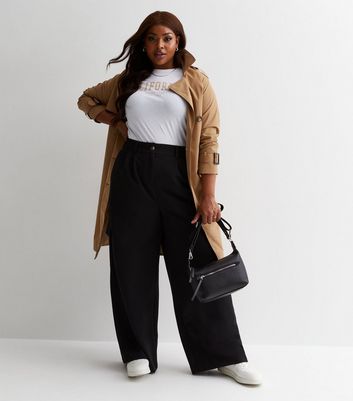 Korean Fashion Society Dress Loose Fit Pants Oversized Wide Leg Formal  Trousers In Brown, Black, And White Style #230216 From Piao04, $23.76 |  DHgate.Com