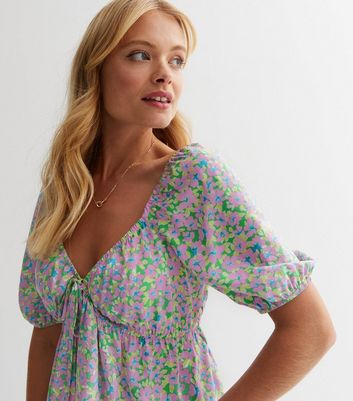 Floral dress outlet tops