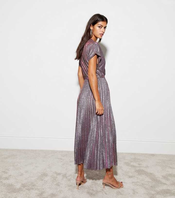 slim fit dress slacks Pleated Glitter Prom Dress by Elizabeth KGL2905 main image 0