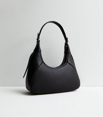 Black Leather-Look Mini Shoulder Bag | New Look