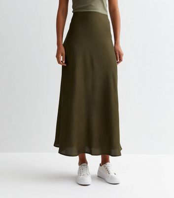 Long khaki skirts on sale 40k