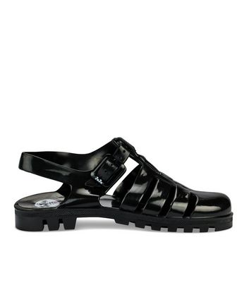 Black jelly sale sandals