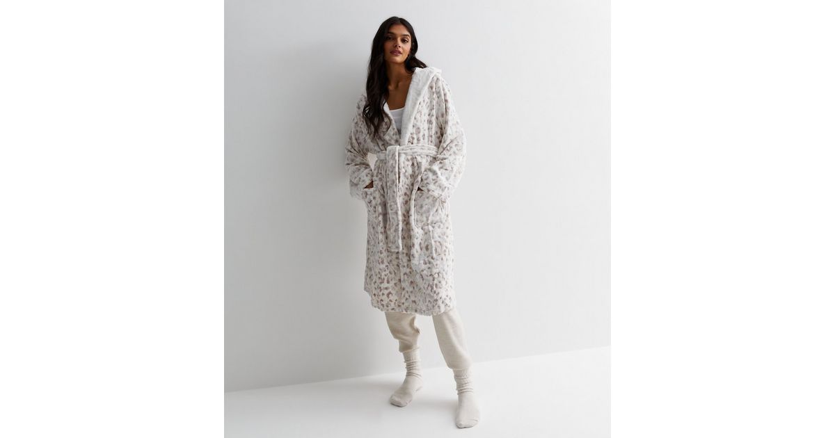 Dressing Gown Chilirose Leopard Black
