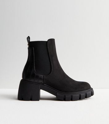 New look suedette chelsea ankle clearance boot