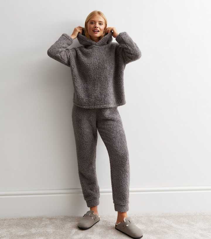 Grey Teddy Lounge Joggers