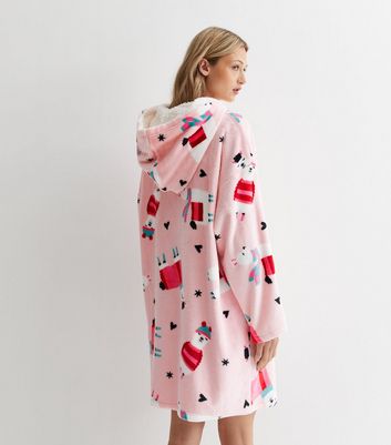 Llama top print dress