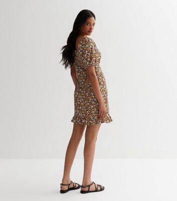 Miss selfridge clearance black floral dress