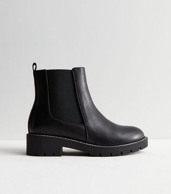 Extra wide fit cheap black ankle boots