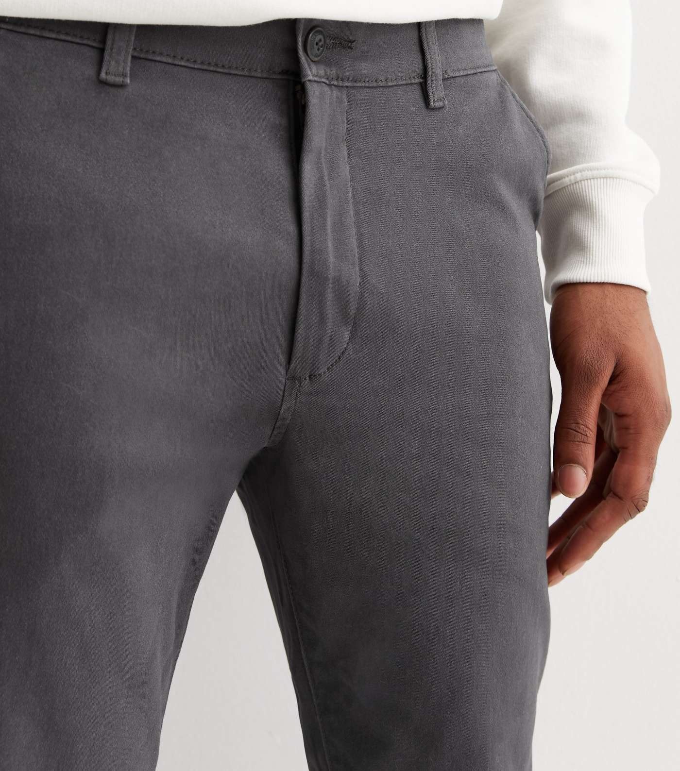 Jack & Jones Grey Slim Fit Tailored Trousers  Image 3