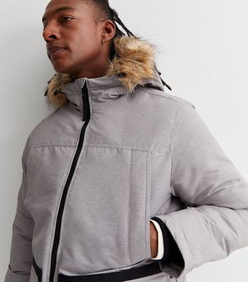 New look mens on sale parka