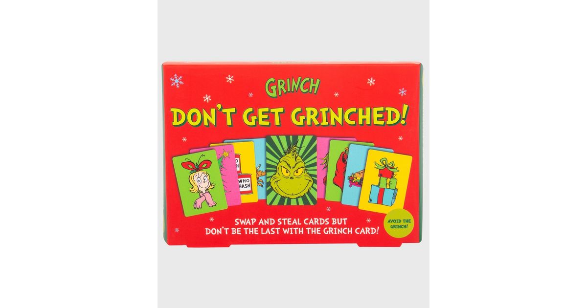 Fizz Creations Multicoloured Don't Get Grinched Card Game New Look