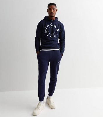 New look navy joggers hot sale