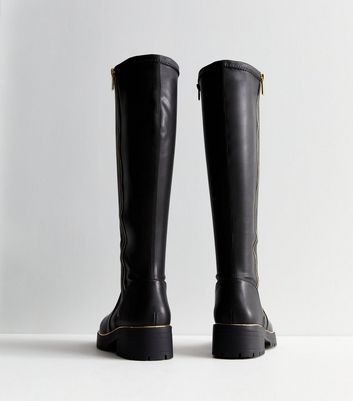 New look knee high boots store wide fit