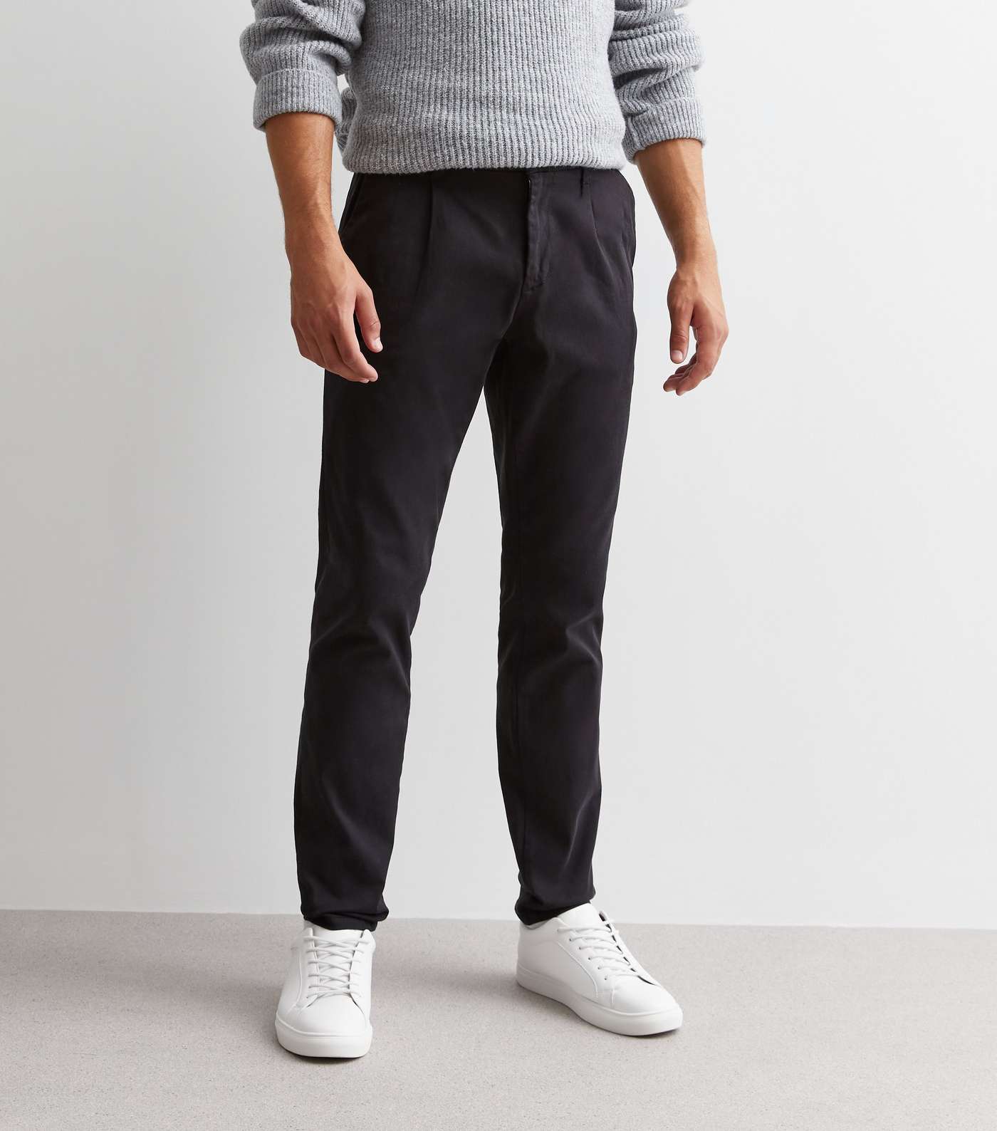 Only & Sons Black Chinos Image 3
