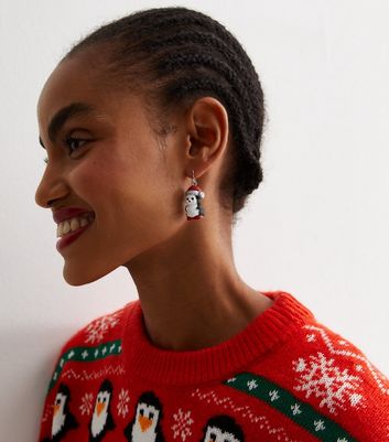 Womens on sale christmas earrings