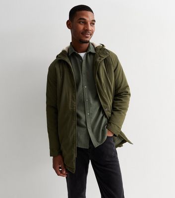 Mens 2024 green parka