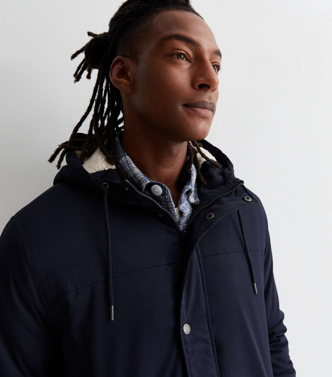 Only & Sons Navy Parka Jacket | New Look
