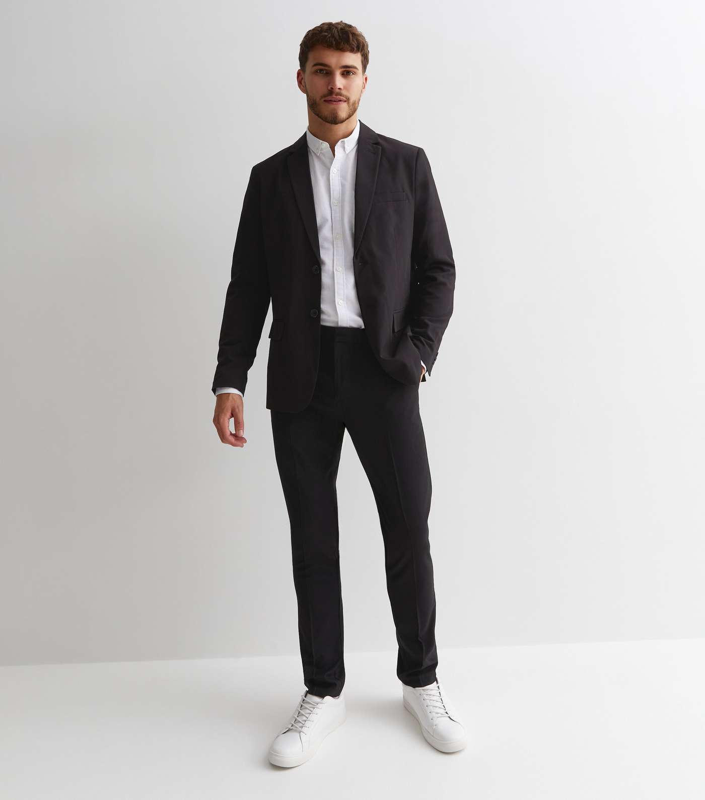 Only & Sons Black Slim Fit Suit Jacket Image 3