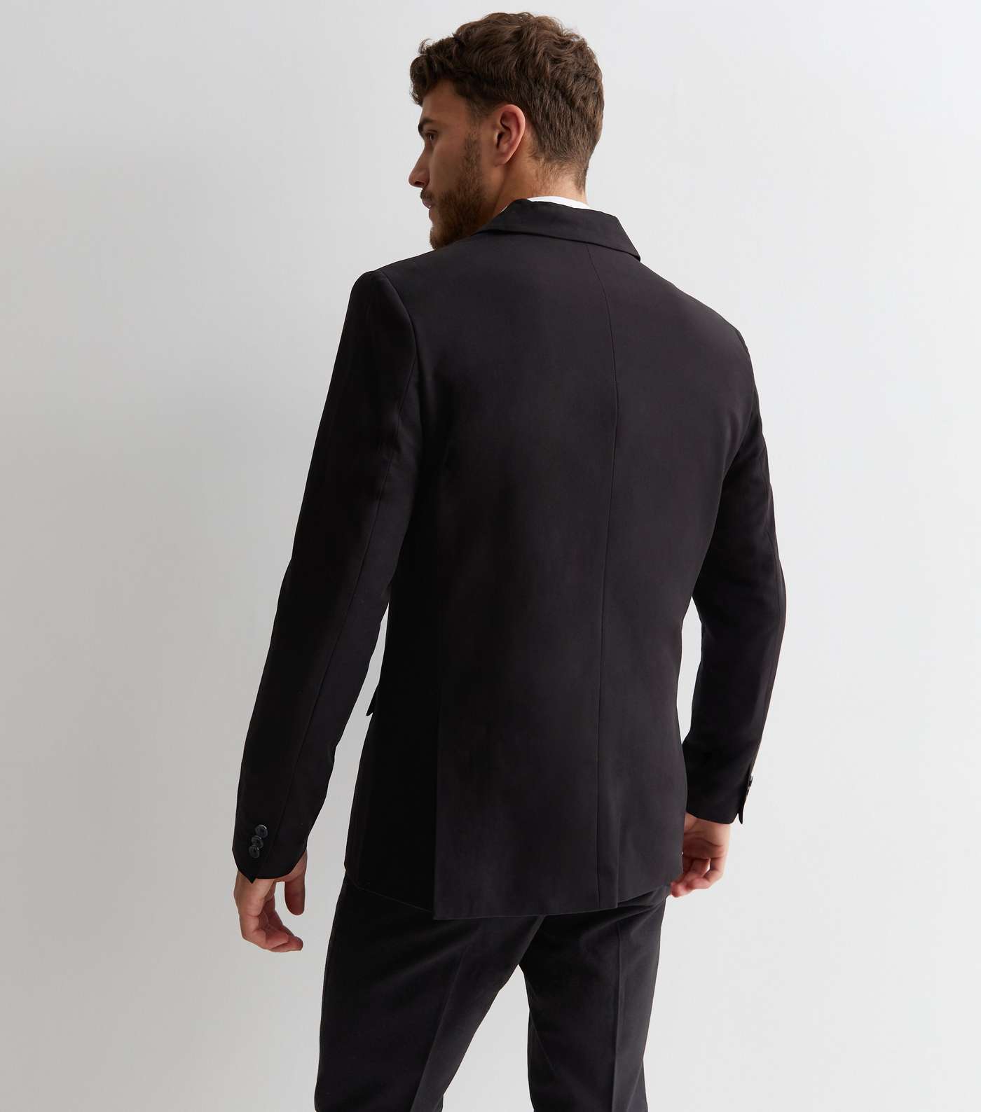 Only & Sons Black Slim Fit Suit Jacket Image 5