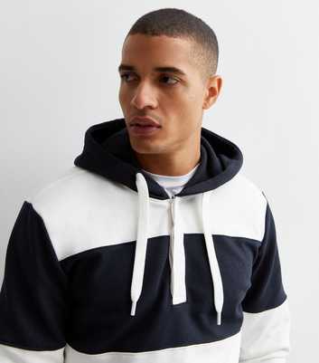Only & Sons Navy Stripe Hoodie