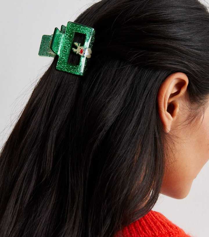 Multipack Emerald Hair Clips