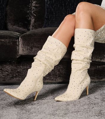 New look hot sale high heel boots